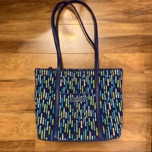 Vera Bradley Trimmed Tote Katalina Showers